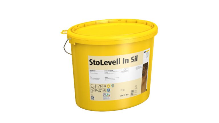 StoLevell In Sil, im gelben Eimer, geschlossen